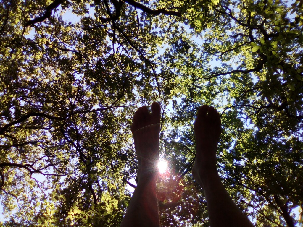 Mal die Füße in die Sonne halten Mal die Füße in die Sonne halten